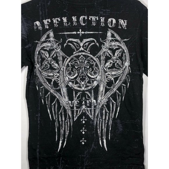 AFFLICTION ROYALE CONNECT Boy’s T-shirt -Youth Tee - Picture 3 of 9